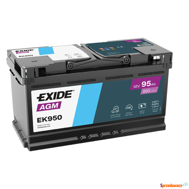 Akumulator 95Ah 850A EN Exide Agm...