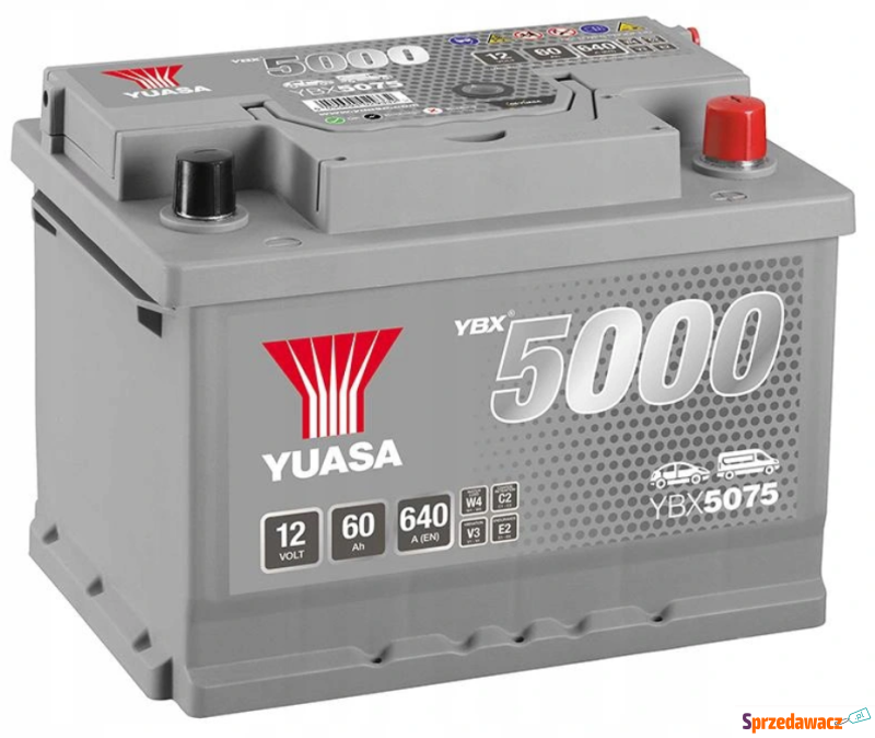 Akumulator 60Ah 640A Yuasa YBX5075...