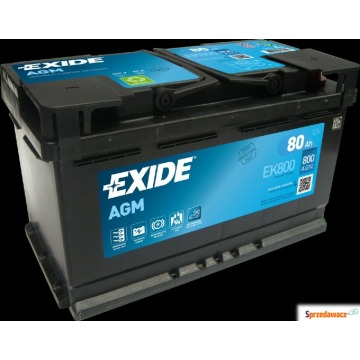 Akumulator 80Ah 800A Exide AGM start&stop