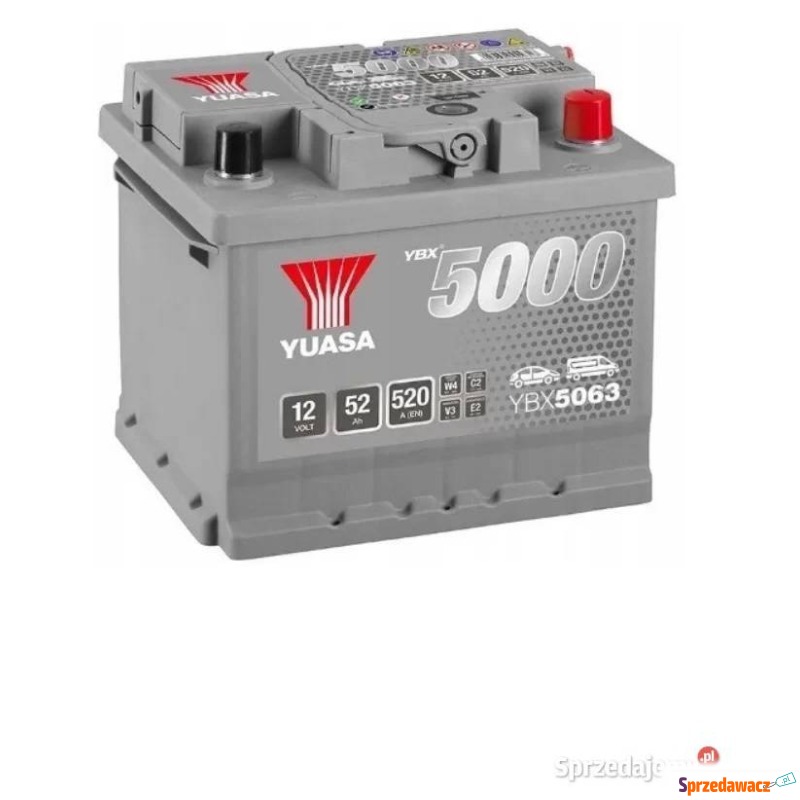 Akumulator 52Ah 520A Yuasa Silver - Akumulatory - Gdynia