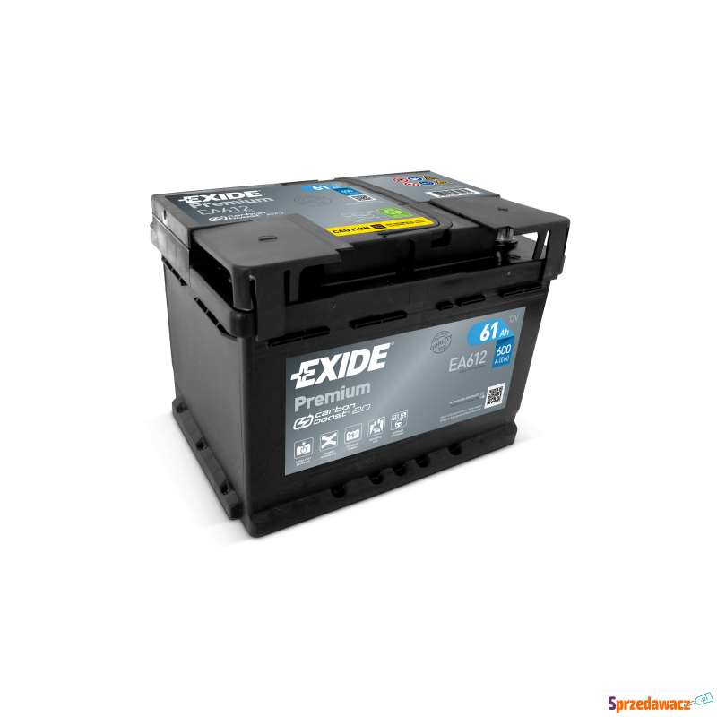 Akumulator 61Ah 600A Exide Premium - Akumulatory - Gdynia