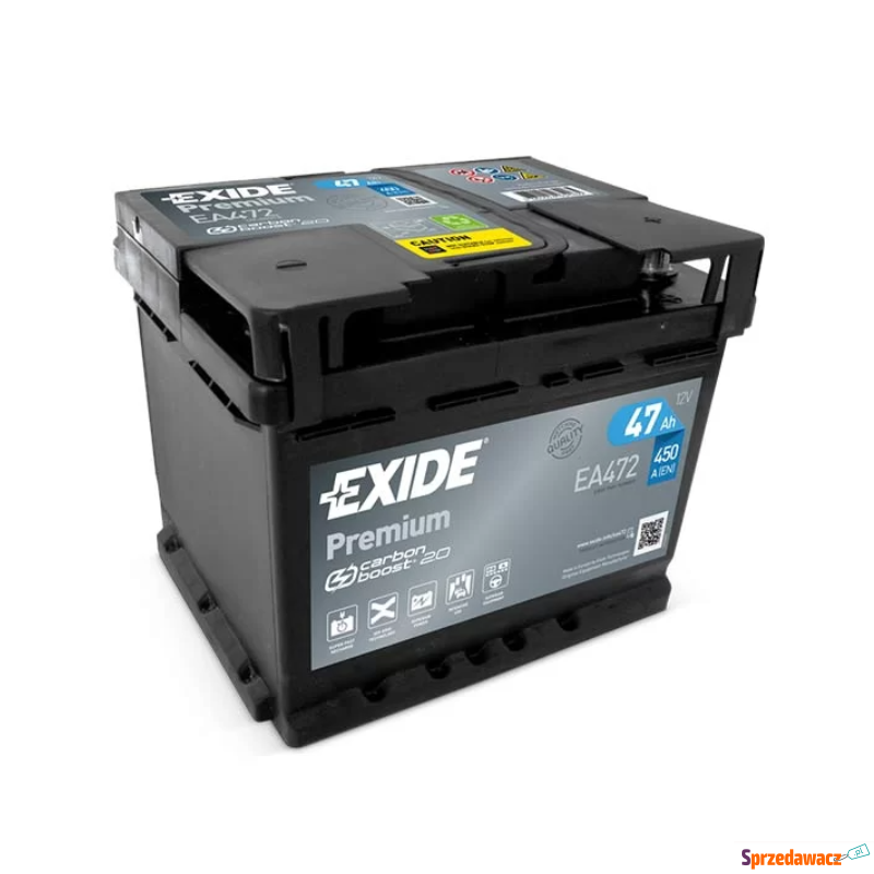 Akumulator 47Ah 450A Exide Premium - Akumulatory - Gdynia
