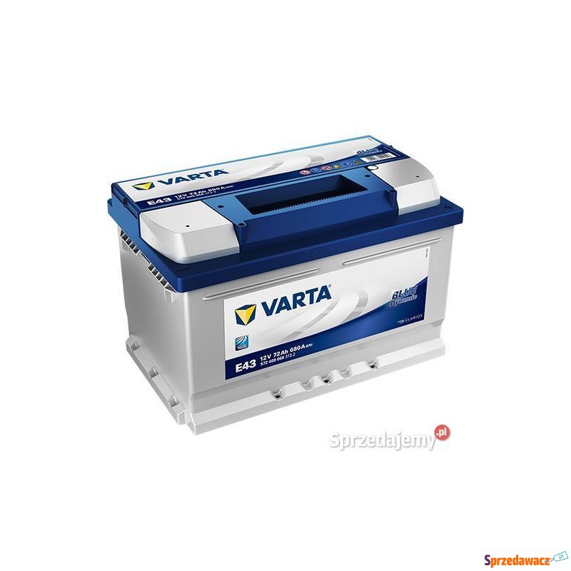 Akumulator 72Ah 680A Varta Blue Dynamic E43 - Akumulatory - Gdynia