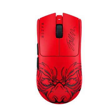 Myszka gamingowa Razer Viper V3 Pro bezprzewodowa 35000 dpi optyczna czerwono-czarna