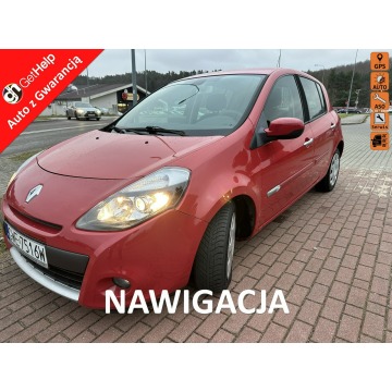 Renault Clio - Nawigacja, po liftingu, klimatronik, mocna benzyna,isofix, opony wiel.