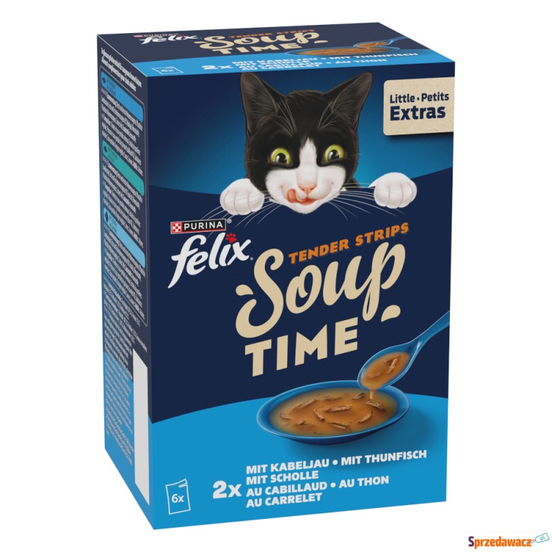 Felix Soup Time Tender Strips - Rybne smaki, 18... - Przysmaki dla kotów - Gorzów Wielkopolski