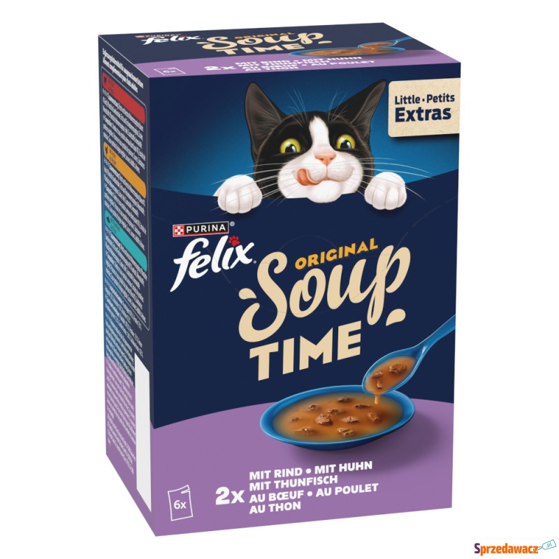 Felix Soup Time Original - Różnorodność smakó... - Przysmaki dla kotów - Piaseczno