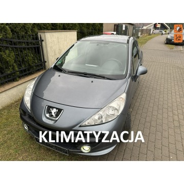 Peugeot 207 - Oszczędna benzyna, klimatyzacja, isofix, niski przebieg, import Niemcy