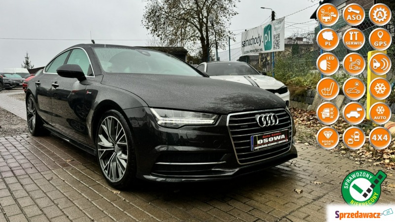 Audi A7  Coupe/Sportowy 2016,  3.0 benzyna, automat - Na sprzedaż za 119 775 zł - Gdańsk