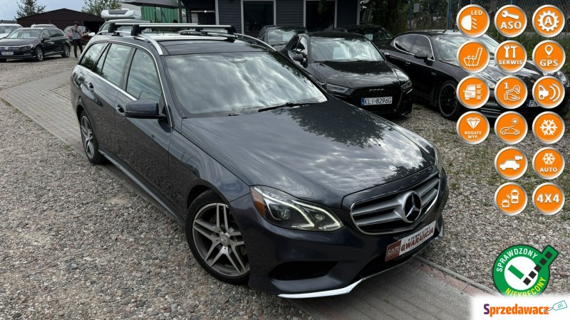 Mercedes - Benz E-klasa 2015,  3.5 benzyna, automat - Na sprzedaż za 73 900 zł - Gdańsk