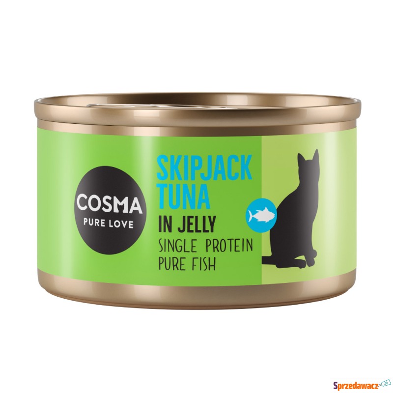 Cosma Original w galarecie, 6 x 85 g - Tuńczyk... - Karmy dla kotów - Lębork