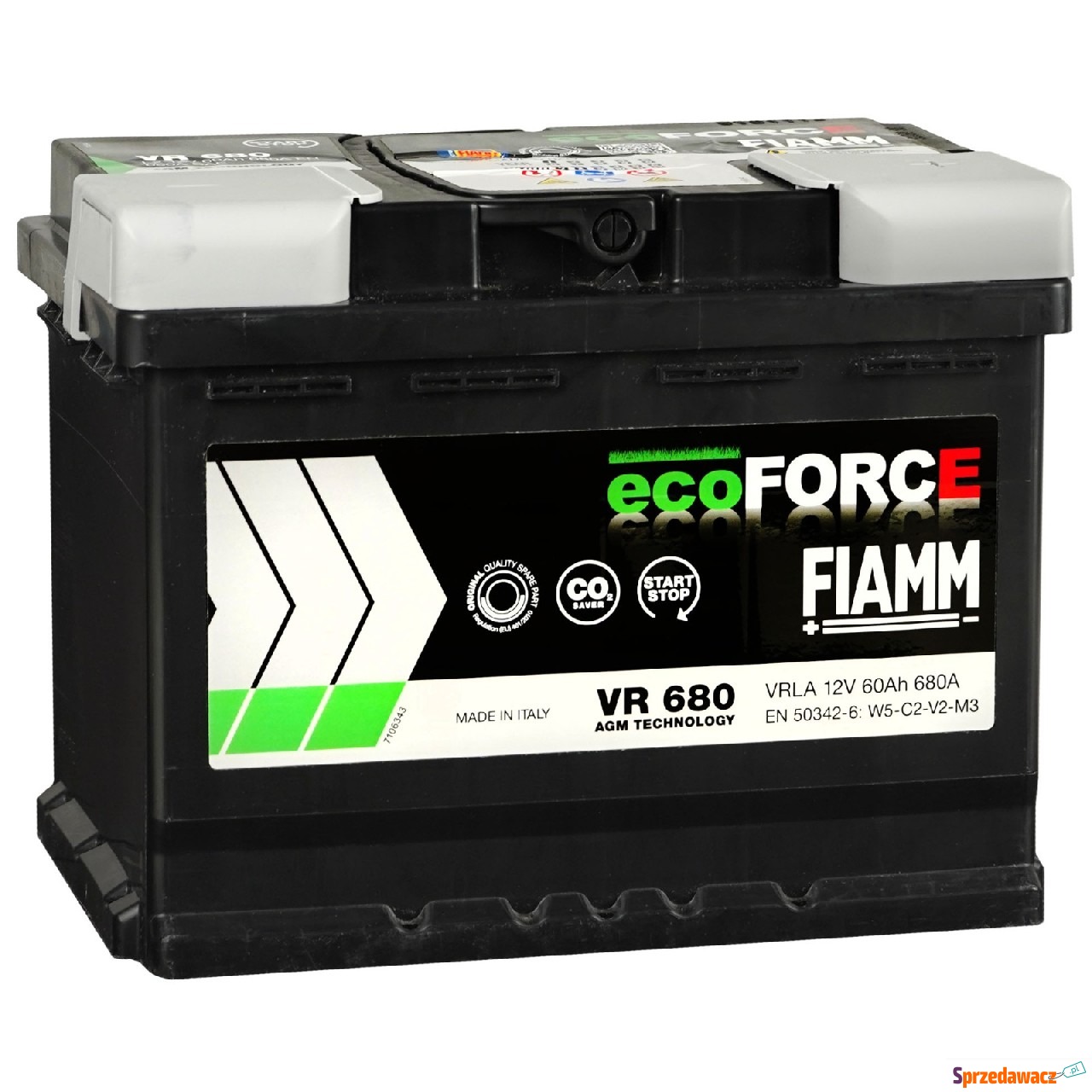 Akumulator 60AH Fiamm ecoforce...