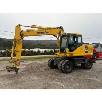 Komatsu PW160-7H Szybko Złącze Sprawna Stan Dobry - 16ton Stan Bardzo Dobry nie Cat Liebherr Jcb