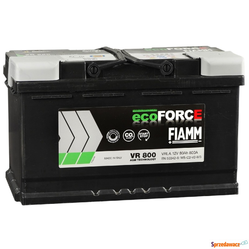 Akumulator 80AH Fiamm ecoforce agm - Akumulatory - Rybnik