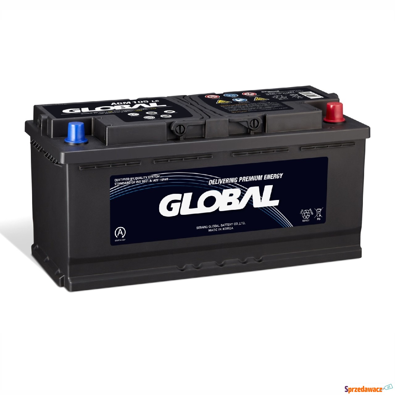 Akumulator 105Ah 950A Global Agm...