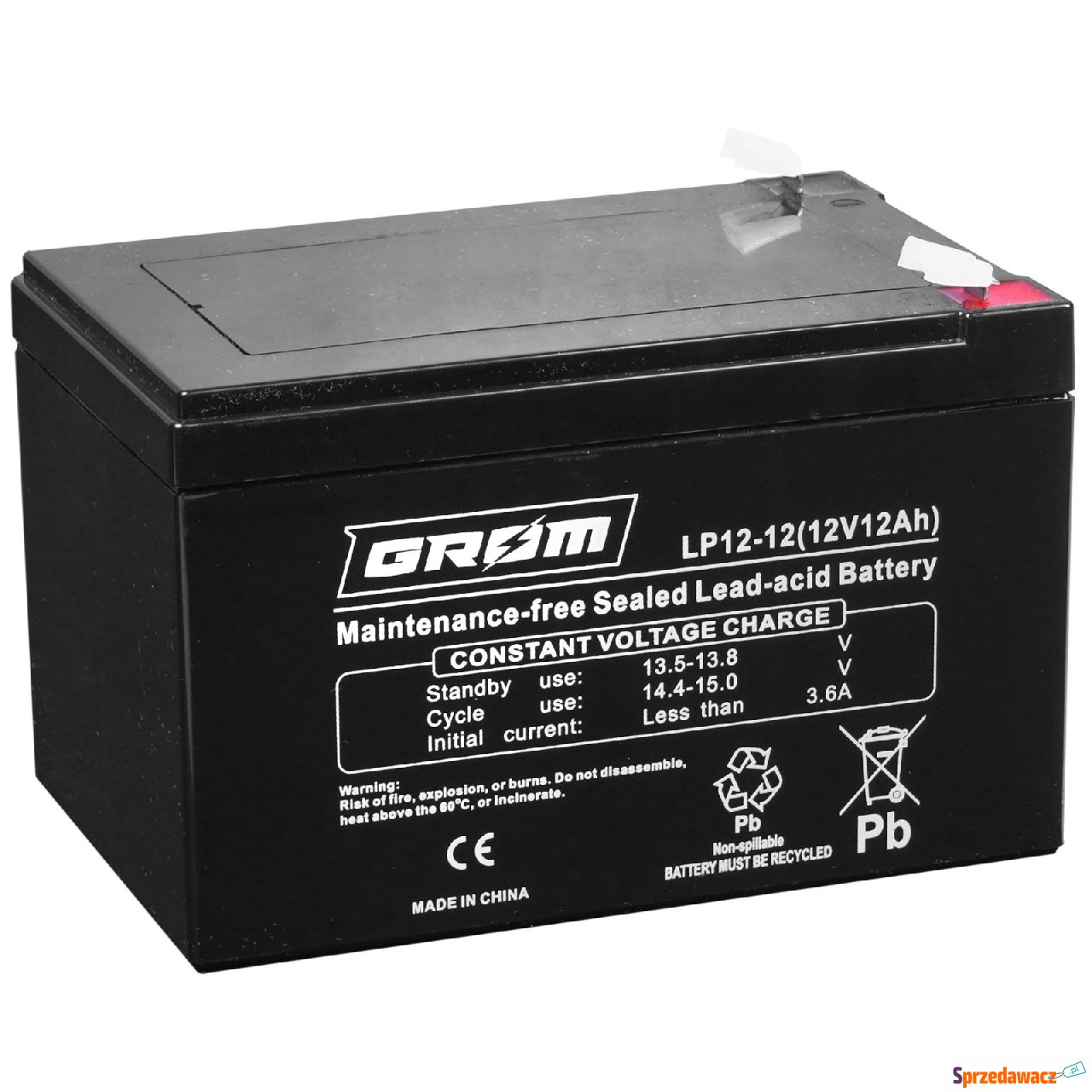 Akumulator 12V 12Ah LP12-12 żelowy...