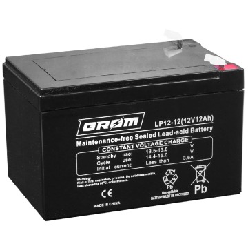 Akumulator 12V 12Ah LP12-12 żelowy Grom