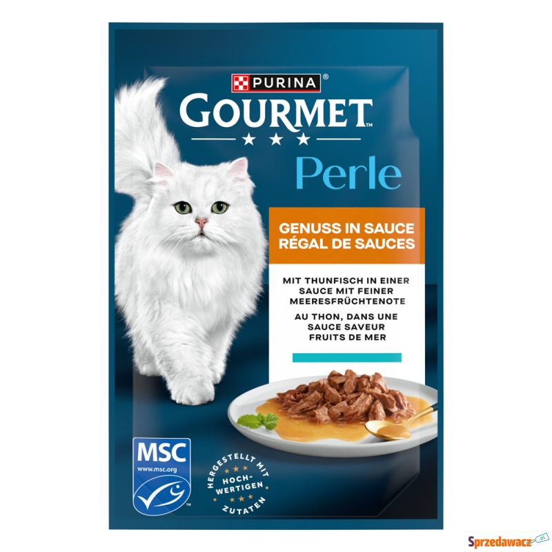 Gourmet Perle Genuss w sosie, 26 x 85 g - Tuńczyk - Karmy dla kotów - Skarżysko-Kamienna