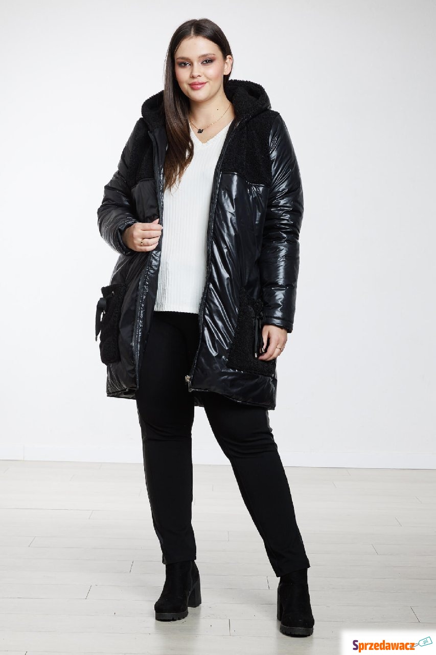 Czarna kurtka Rosy XXL OVERSIZE...