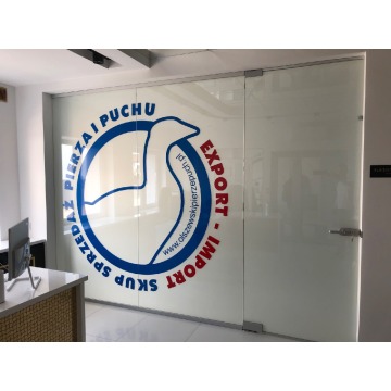 Eleganckie ścianki z inteligentną folią (mleczna lub przezroczysta w sekundę)