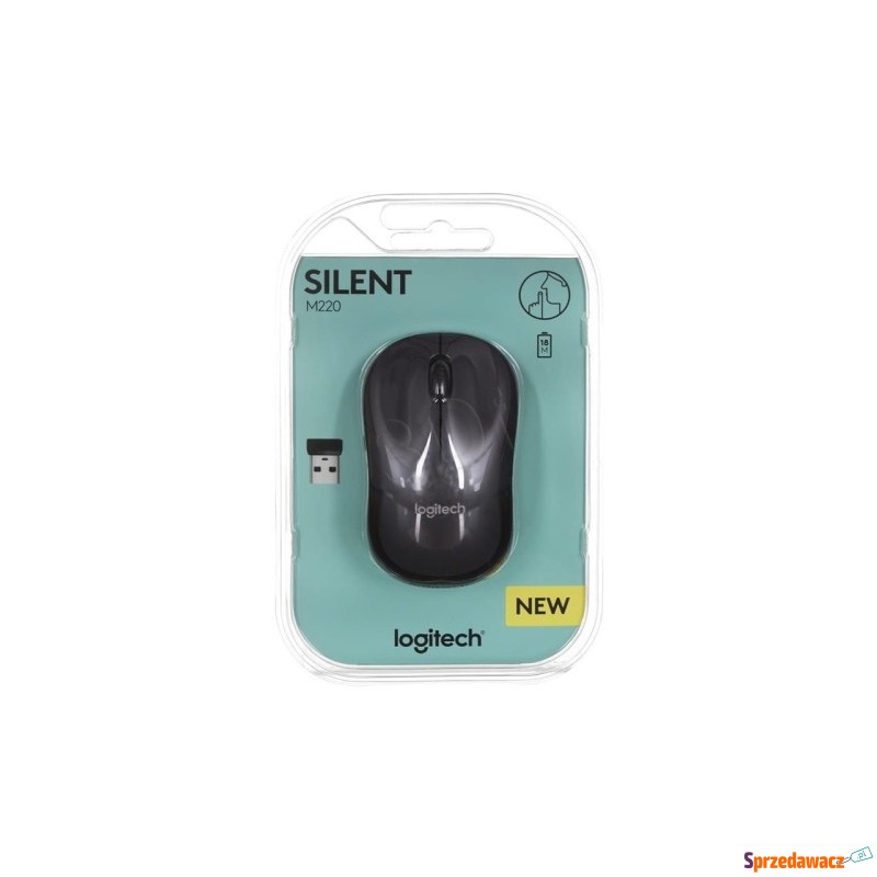 Mysz Logitech M220 Silent 910-004878 (optyczna;... - Myszki - Leszno