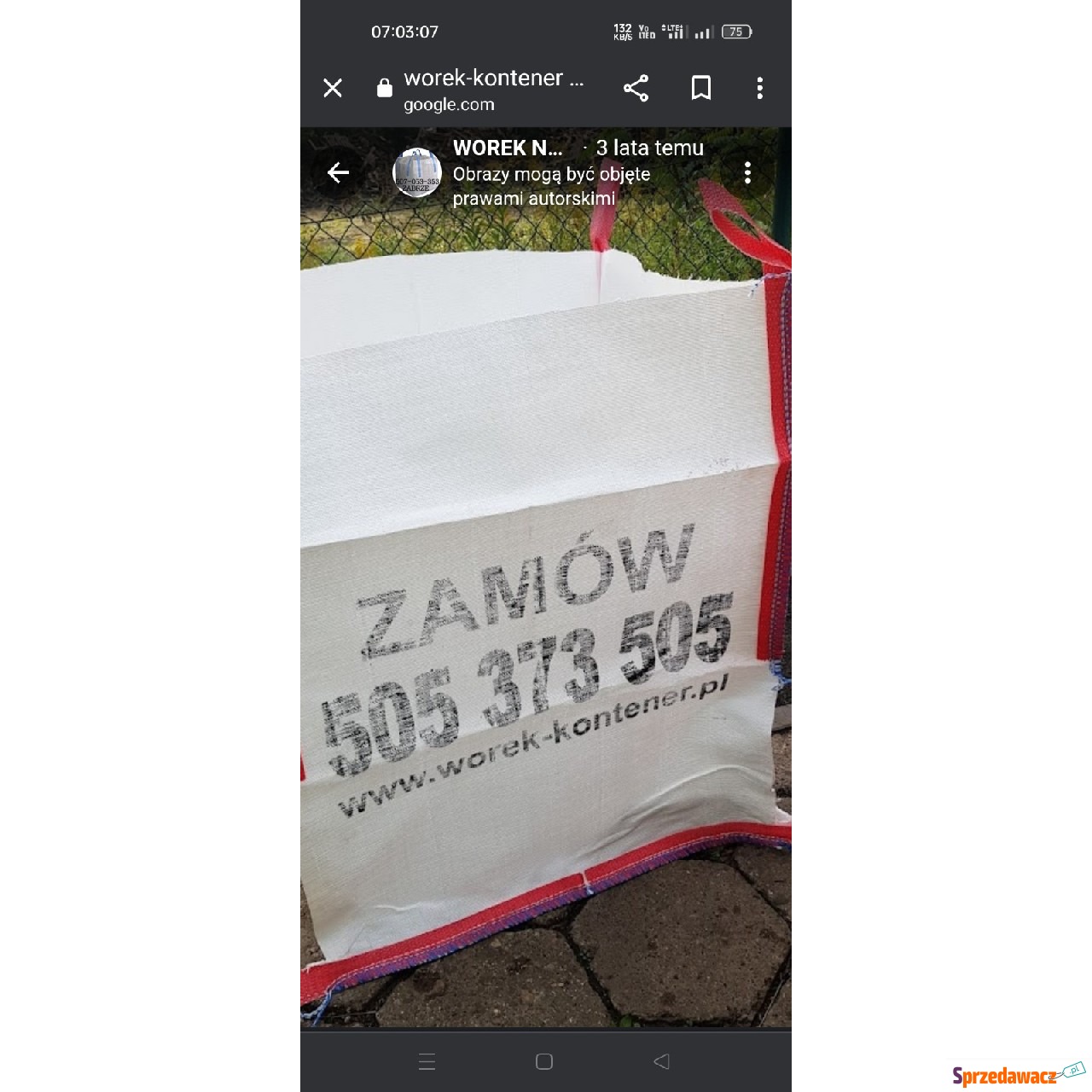 Worek na gruz Wywóz gruzu Bytom...