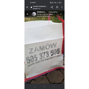 Worek na gruz Wywóz gruzu Bytom Zabrze Tychy Chorzów Gliwice Śląskie