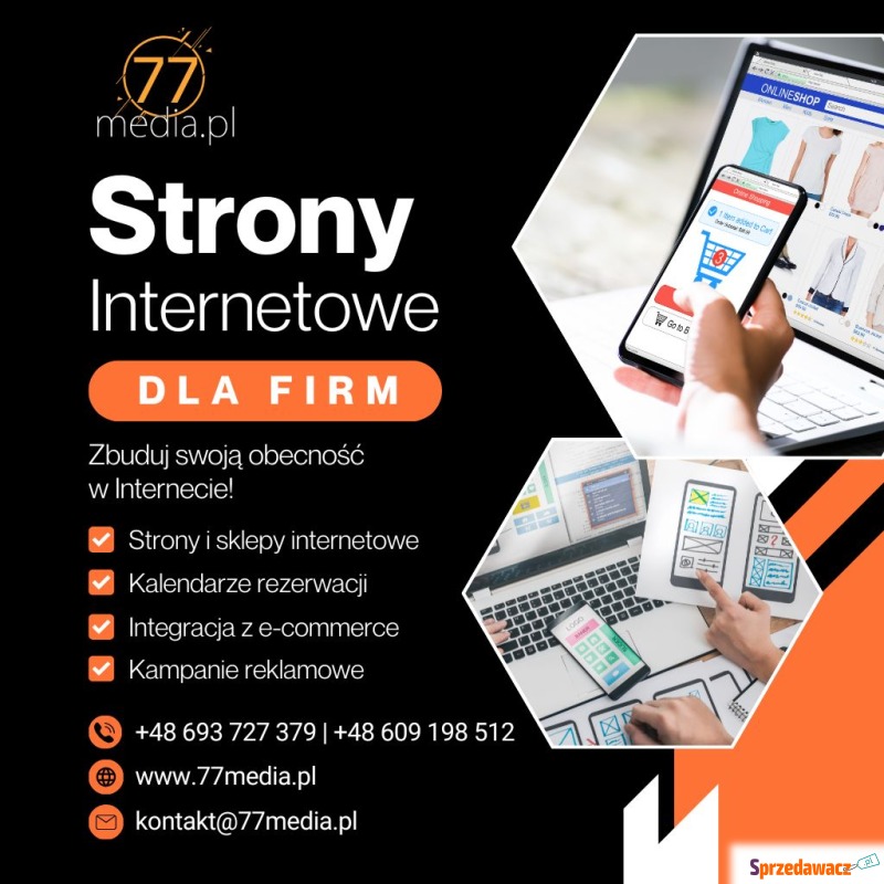 Twoja nowa strona internetowa, która wyróżni... - Usługi graficzne, Internet - Wrocław