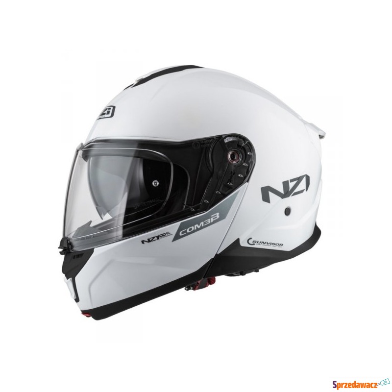 Kask Motocyklowy NZI Combi 3 Duo White - Kaski motocyklowe - Kraków