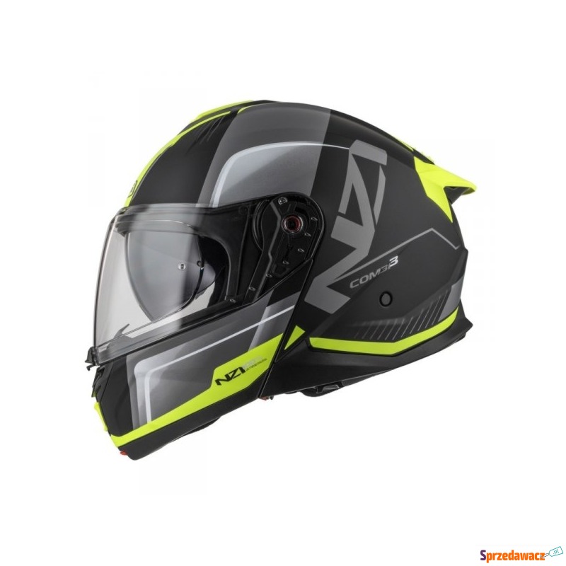 Kask Motocyklowy NZI Combi 3 Duo Orbe Black A... - Kaski motocyklowe - Słupsk