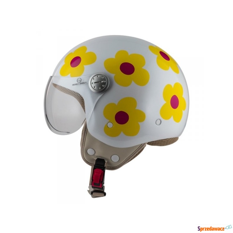 Kask Motocyklowy NZI Pasarela Margaritas Naranja... - Kaski motocyklowe - Radom