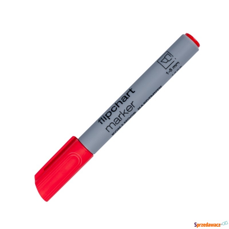 KIN MARKER 1406  FLIPCHART CZERWONY...