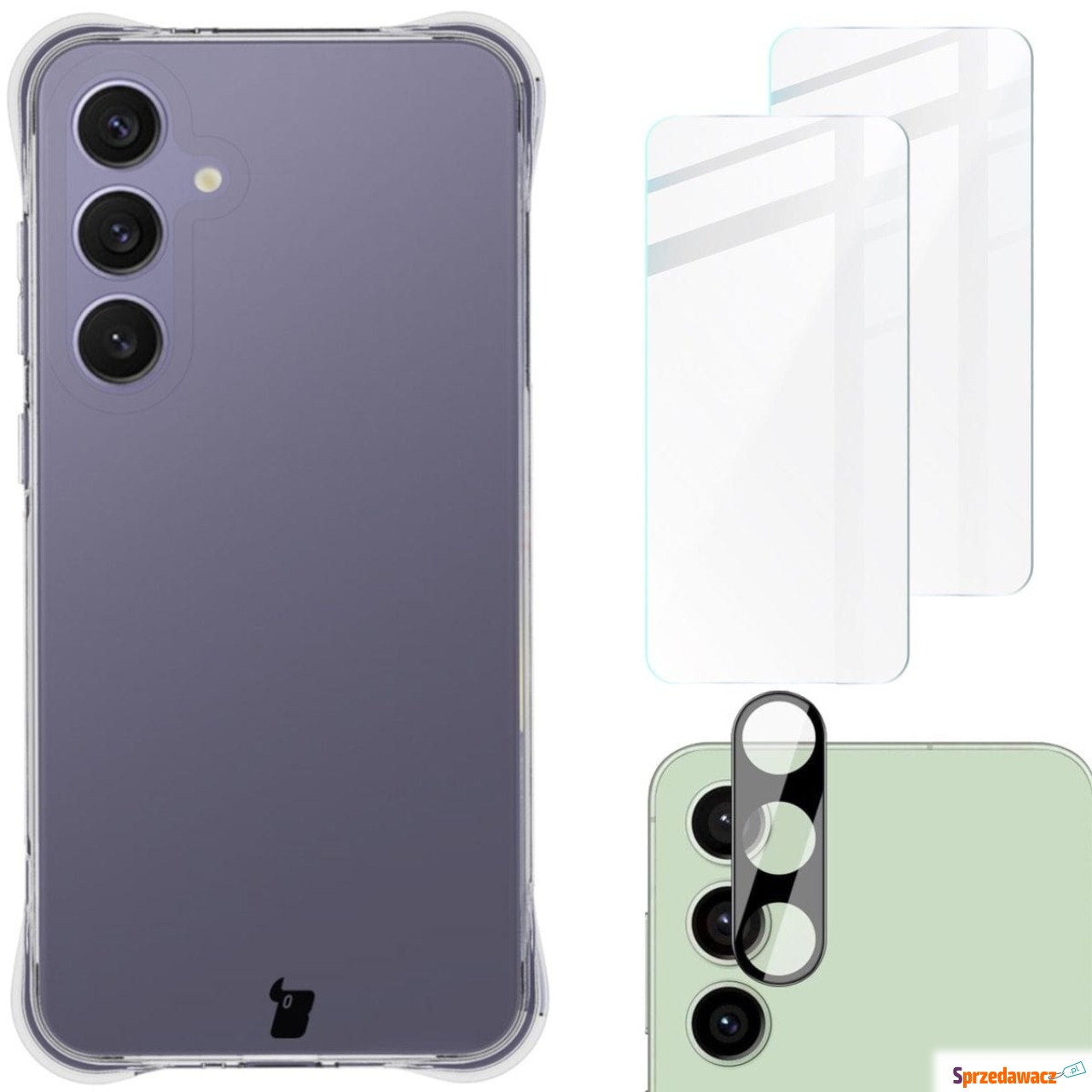 Etui + 2x szkło hartowane + sz...