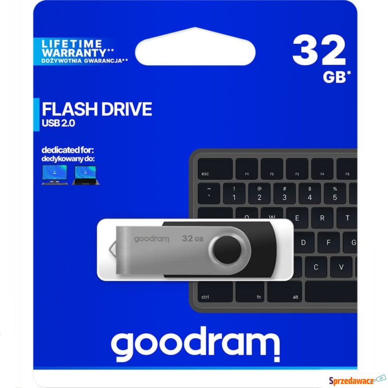 Pendrive USB-A 2.0, Goodram UTS...