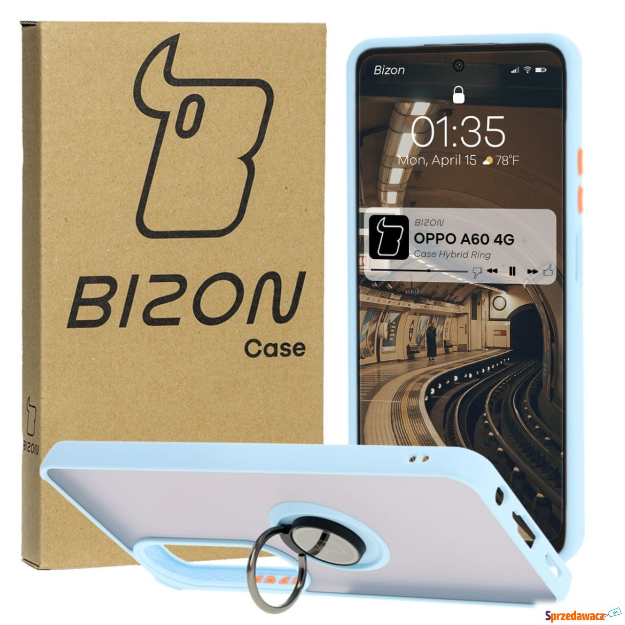 Etui z uchwytem na palec Bizon...