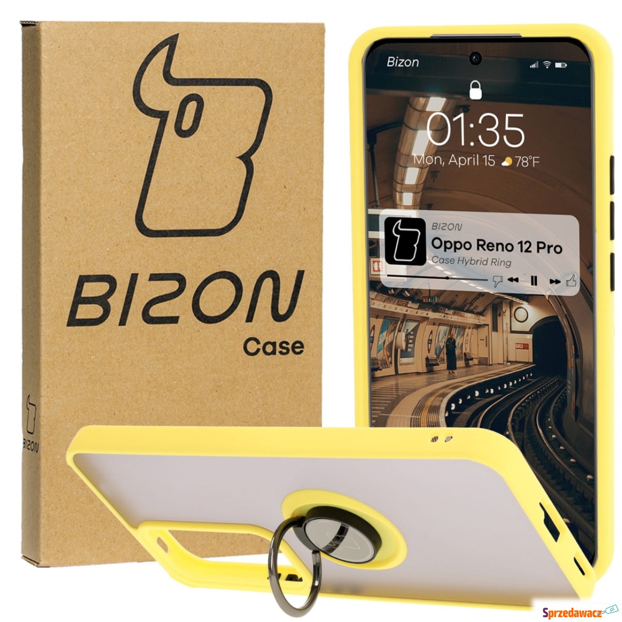 Etui z uchwytem na palec Bizon...