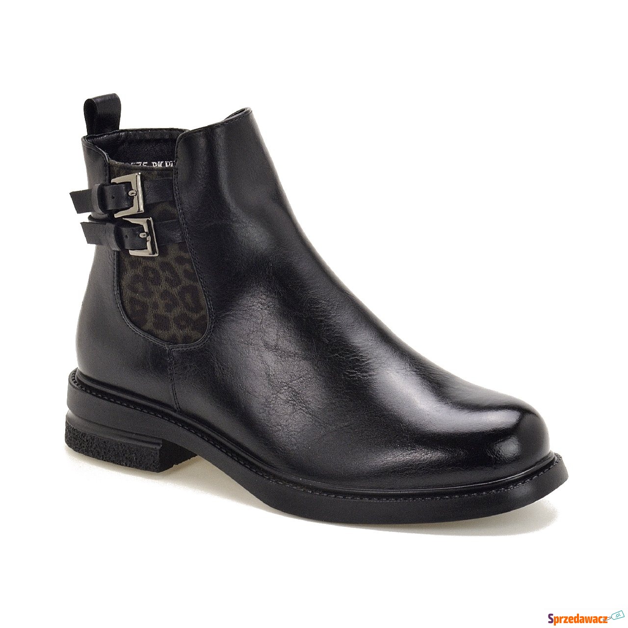 Czarne botki damskie Vinceza 58575