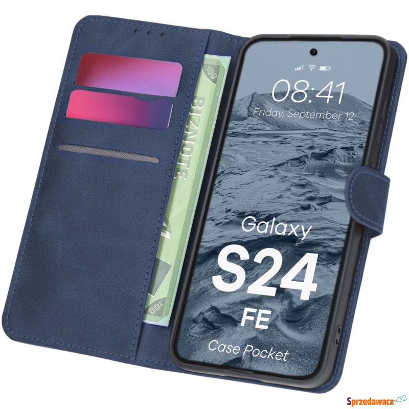 Etui z klapką Bizon Case Pocket do Galaxy S24... - Etui na smartfony - Rzeszów