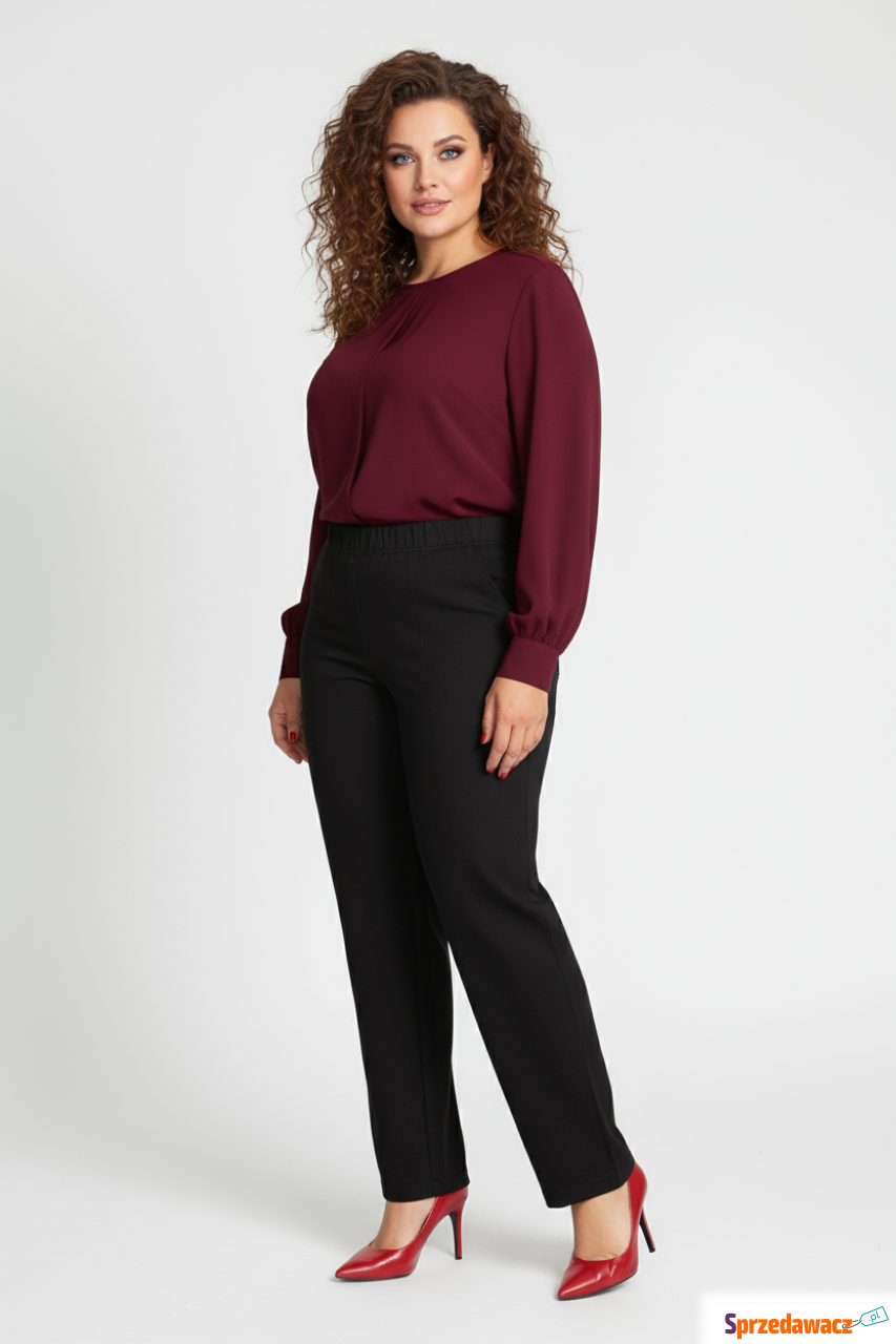 Eleganckie czarne spodnie Jean...
