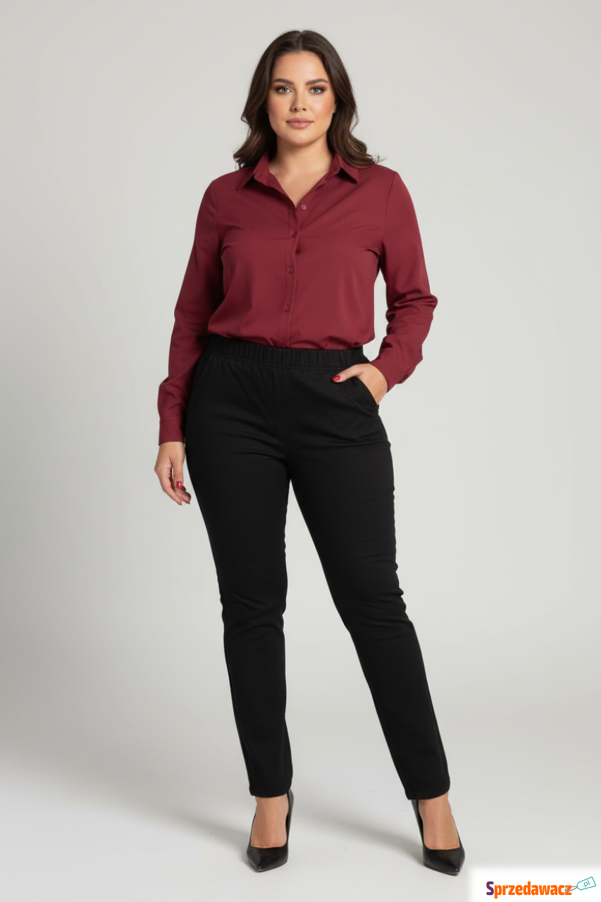 Eleganckie czarne spodnie Jean...