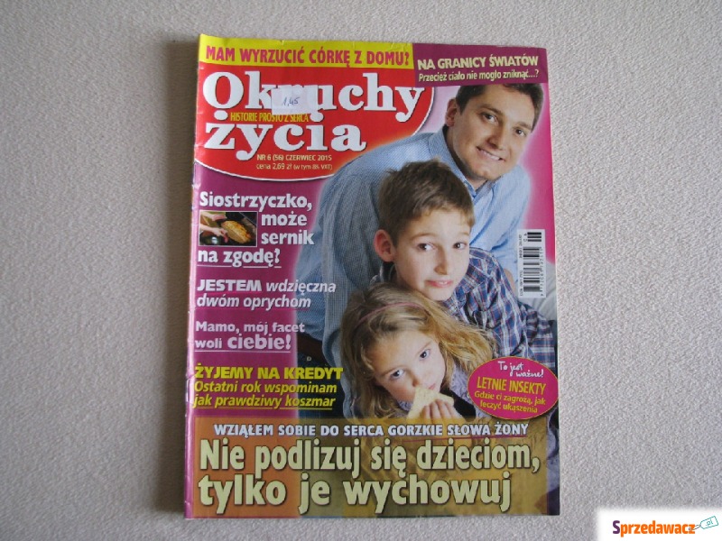 Magazyn Okruchy życia  nr 6 (56) z 2015 r. Hi... - Czasopisma, prasa - Brzegi