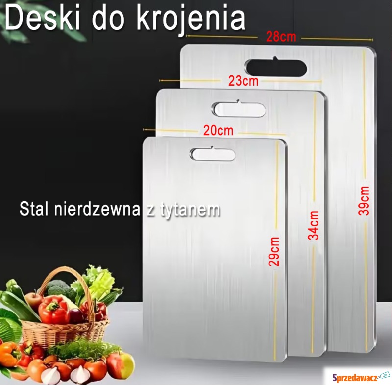 Deska do krojenia stal nierdzewna...