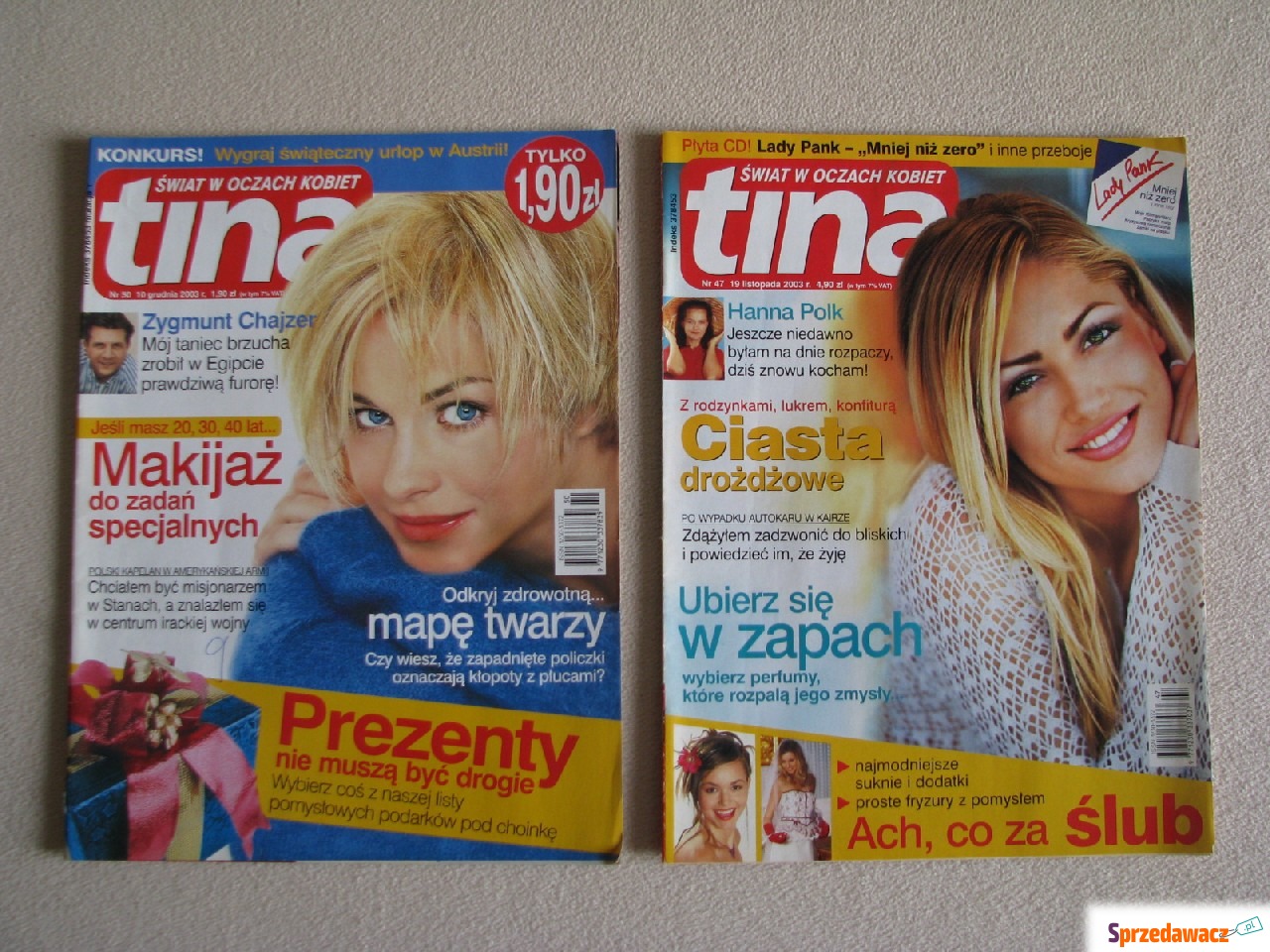Magazyn Tina nr 47 i 50 z 2003...