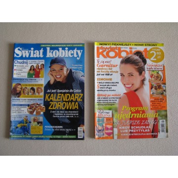 Świat kobiety - miesięcznik nr 1.2002 r. i nr... - Czasopisma, prasa - Brzegi - zdjęcie 1