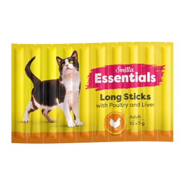Smilla Essentials Long Sticks - Drób i wątróbka (50 x 5 g)