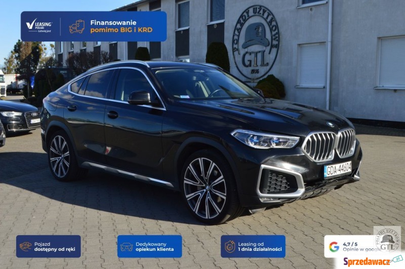 BMW X6 2019 benzyna - Na sprzedaż za 131 364 zł - Gdańsk