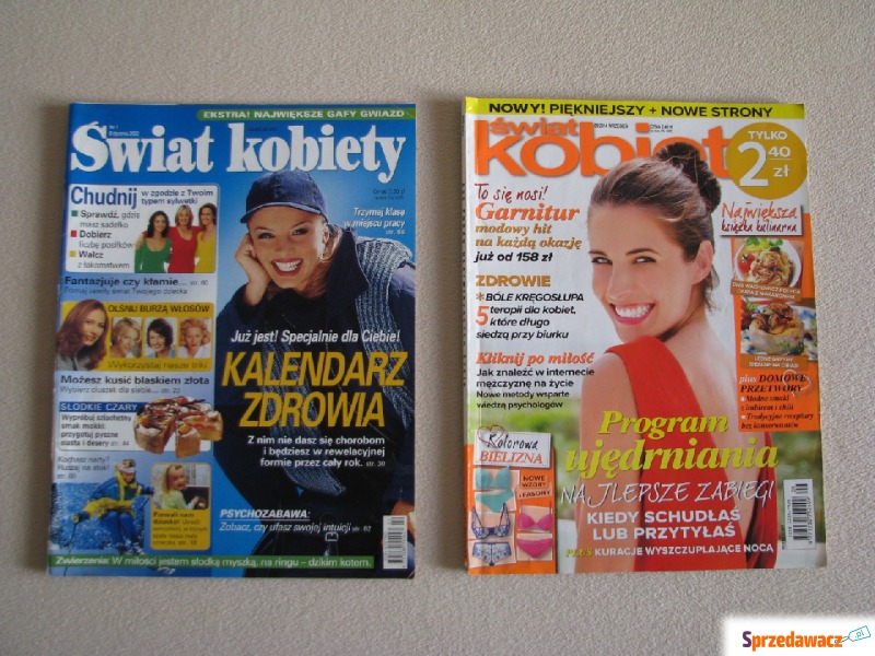 Świat kobiety - miesięcznik nr 1.2002 r. i nr... - Czasopisma, prasa - Brzegi