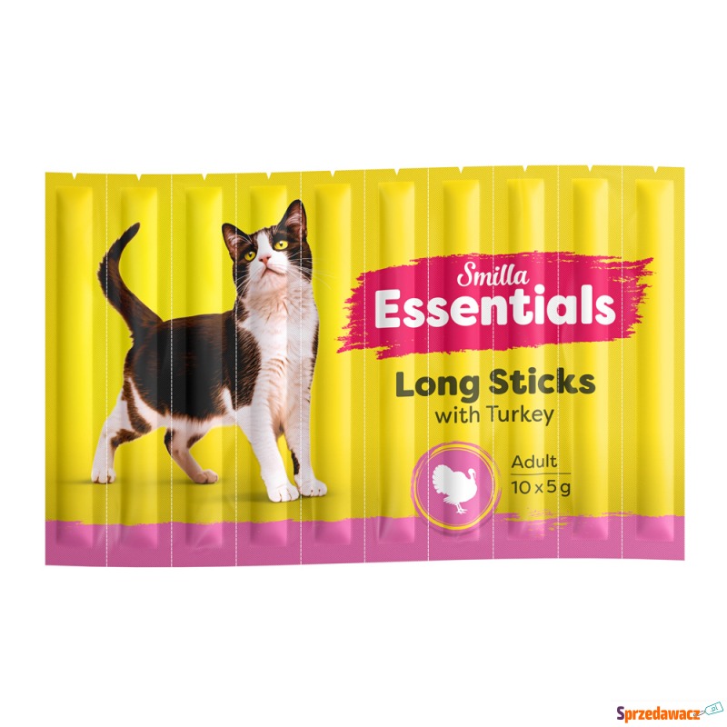 Smilla Essentials Long Sticks - Indyk (50 x 5... - Przysmaki dla kotów - Ciechanów