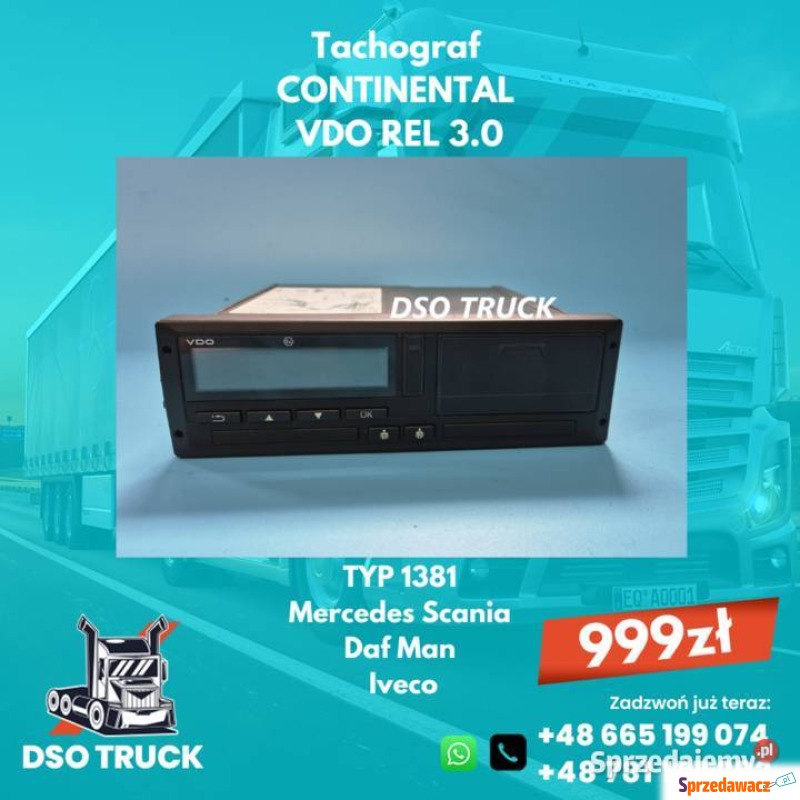 tachograf vdo continental 3.0 typ...