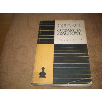 Sprzedam książkę otwarcie szachowe, Zygmunt Szulce, wydaną w 1955 roku, cena 180